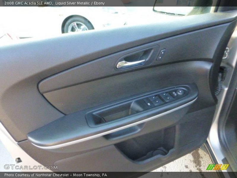 Liquid Silver Metallic / Ebony 2008 GMC Acadia SLE AWD