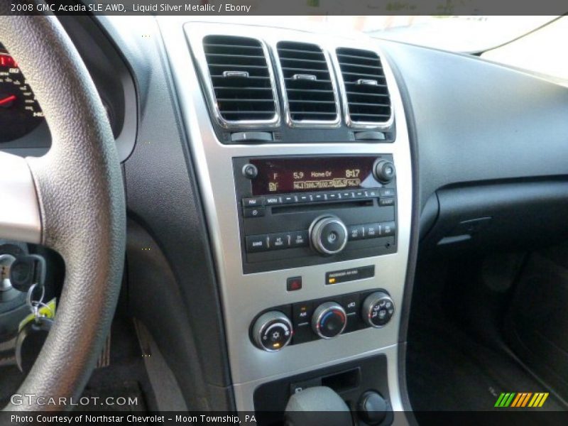 Liquid Silver Metallic / Ebony 2008 GMC Acadia SLE AWD