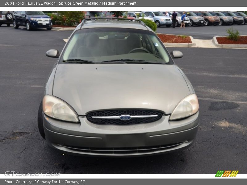 Spruce Green Metallic / Medium Parchment 2001 Ford Taurus SE Wagon