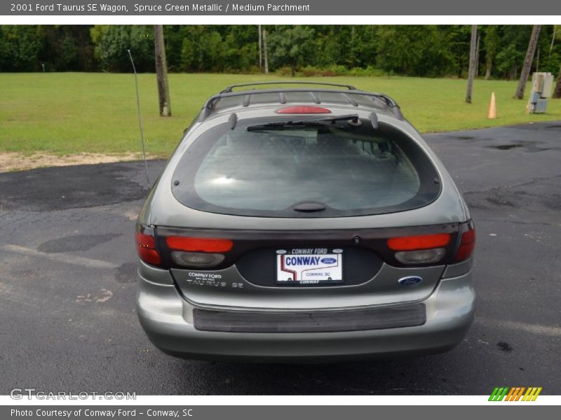 Spruce Green Metallic / Medium Parchment 2001 Ford Taurus SE Wagon