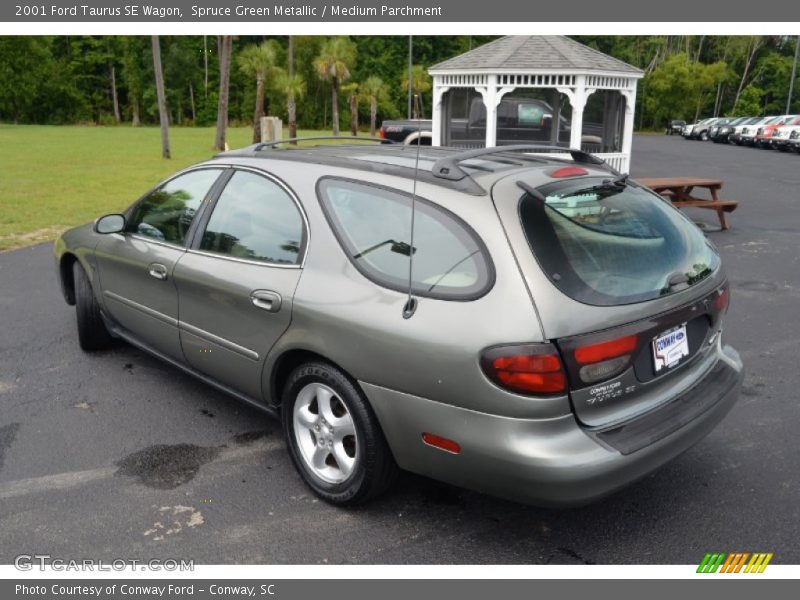 Spruce Green Metallic / Medium Parchment 2001 Ford Taurus SE Wagon