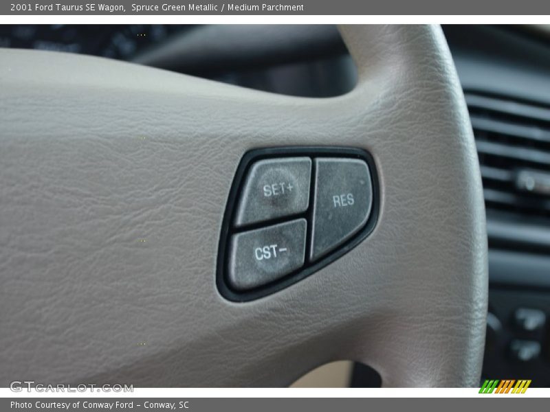 Spruce Green Metallic / Medium Parchment 2001 Ford Taurus SE Wagon