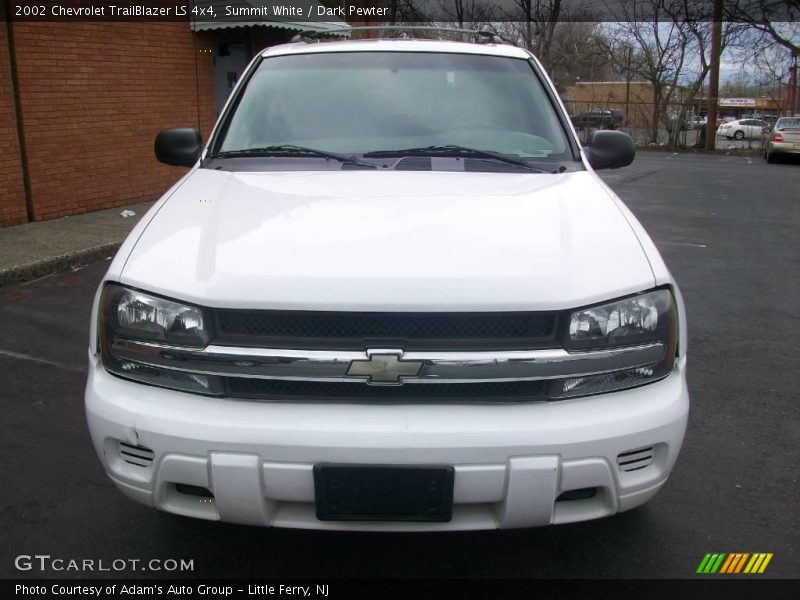 Summit White / Dark Pewter 2002 Chevrolet TrailBlazer LS 4x4