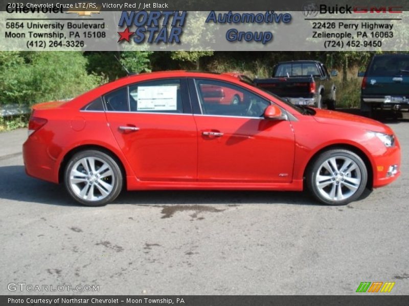 Victory Red / Jet Black 2012 Chevrolet Cruze LTZ/RS