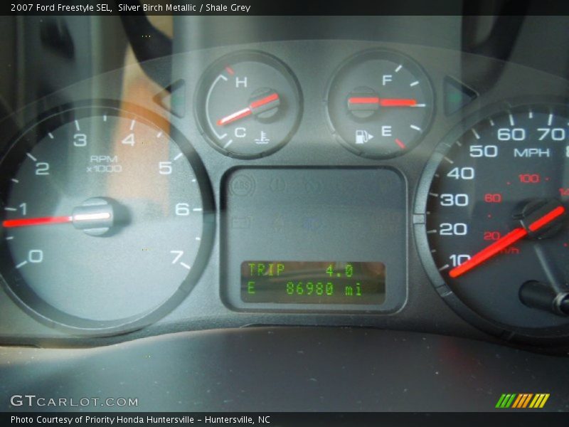 Silver Birch Metallic / Shale Grey 2007 Ford Freestyle SEL