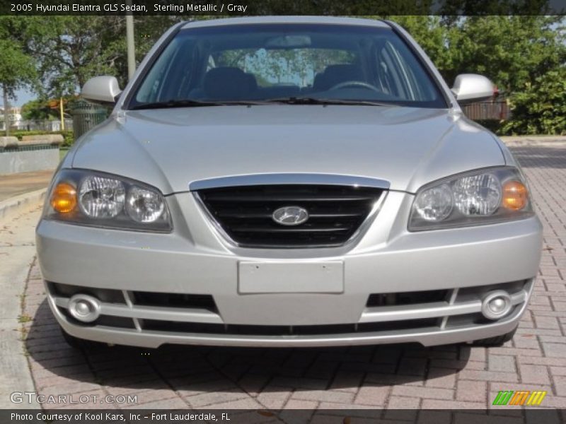 Sterling Metallic / Gray 2005 Hyundai Elantra GLS Sedan