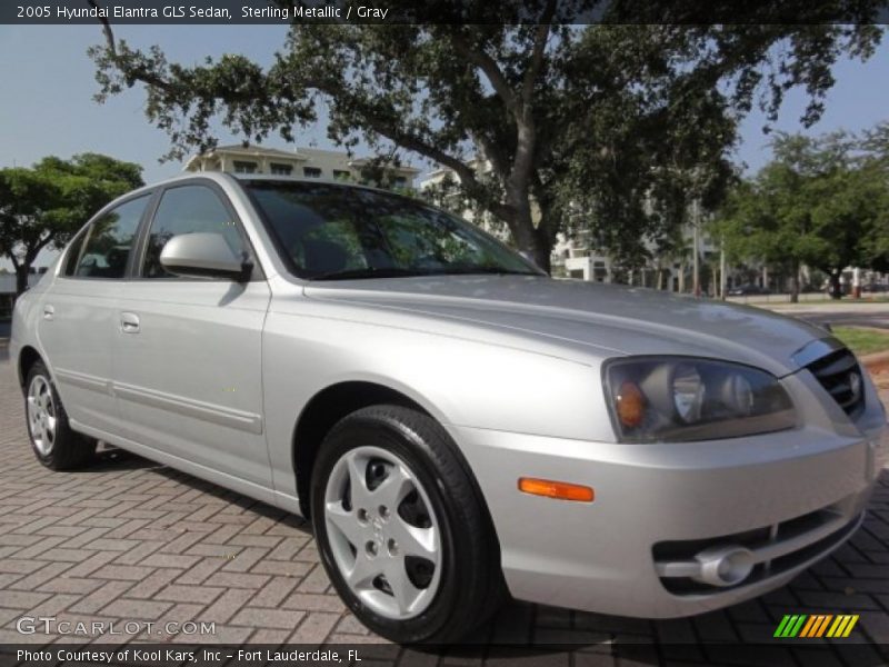 Sterling Metallic / Gray 2005 Hyundai Elantra GLS Sedan