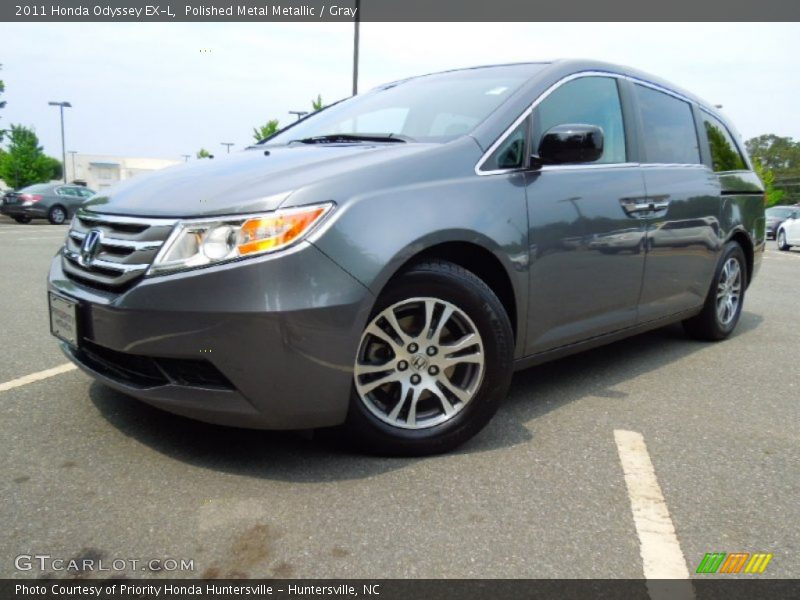 Polished Metal Metallic / Gray 2011 Honda Odyssey EX-L
