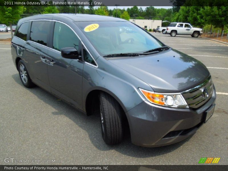 Polished Metal Metallic / Gray 2011 Honda Odyssey EX-L