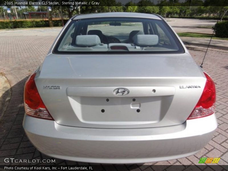 Sterling Metallic / Gray 2005 Hyundai Elantra GLS Sedan