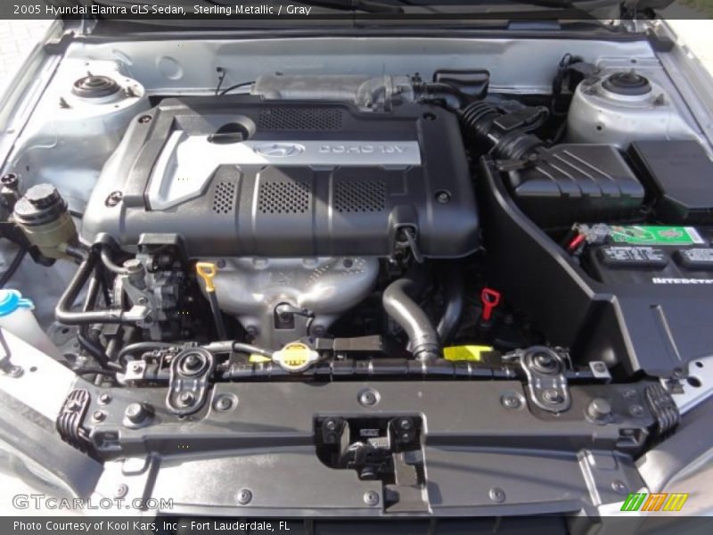 Sterling Metallic / Gray 2005 Hyundai Elantra GLS Sedan