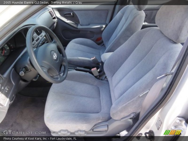 Sterling Metallic / Gray 2005 Hyundai Elantra GLS Sedan