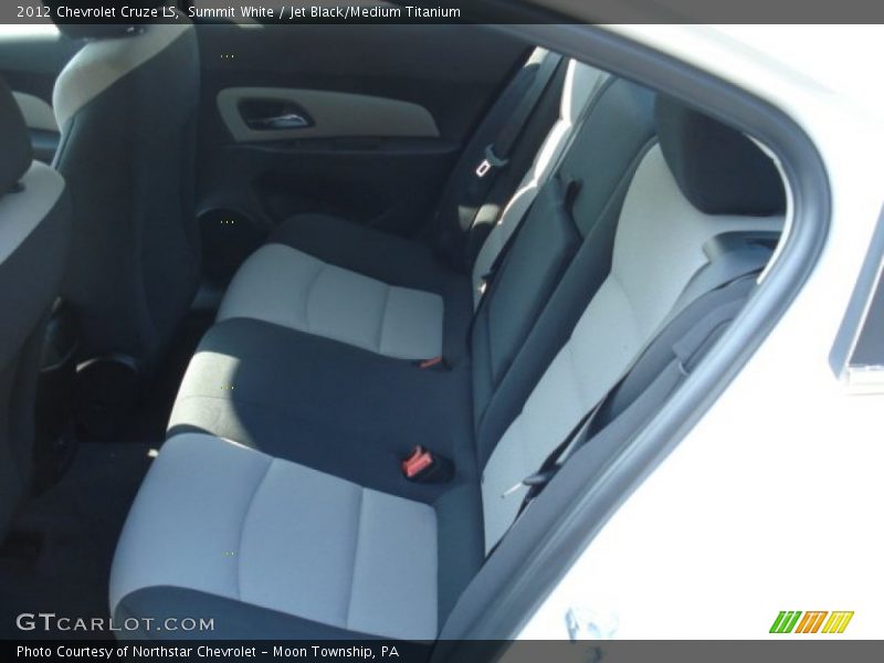 Summit White / Jet Black/Medium Titanium 2012 Chevrolet Cruze LS