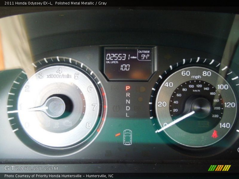Polished Metal Metallic / Gray 2011 Honda Odyssey EX-L