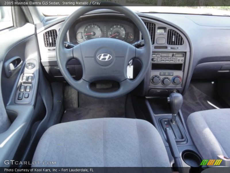 Sterling Metallic / Gray 2005 Hyundai Elantra GLS Sedan