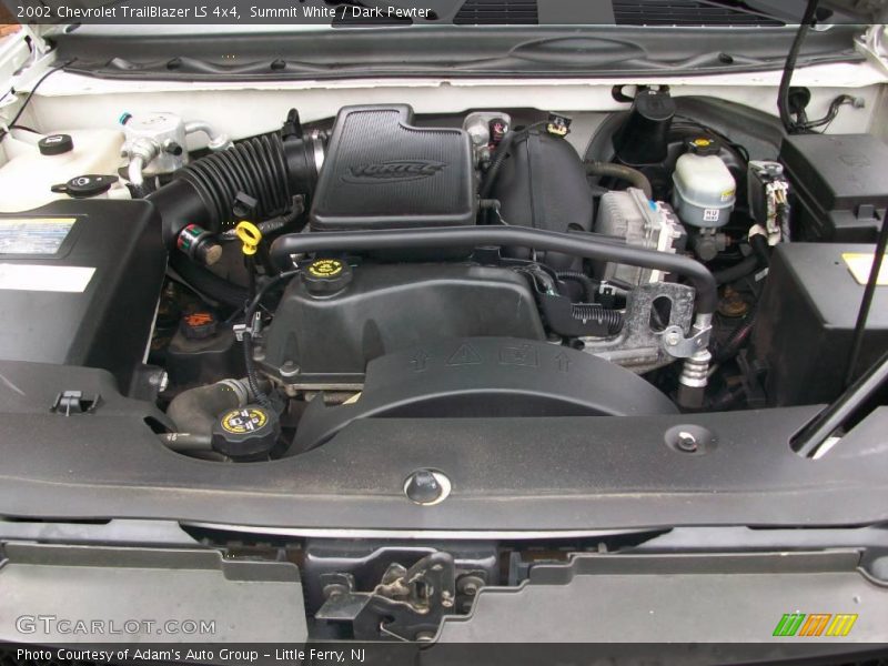 Summit White / Dark Pewter 2002 Chevrolet TrailBlazer LS 4x4