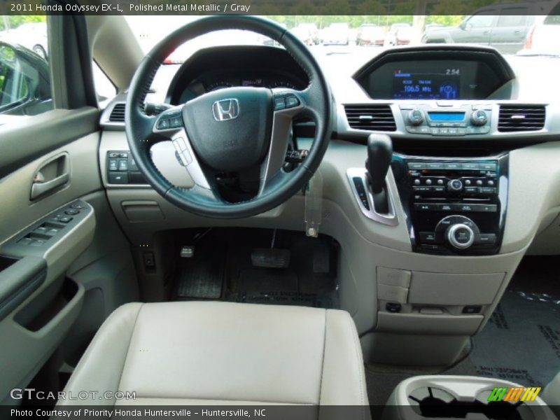 Polished Metal Metallic / Gray 2011 Honda Odyssey EX-L