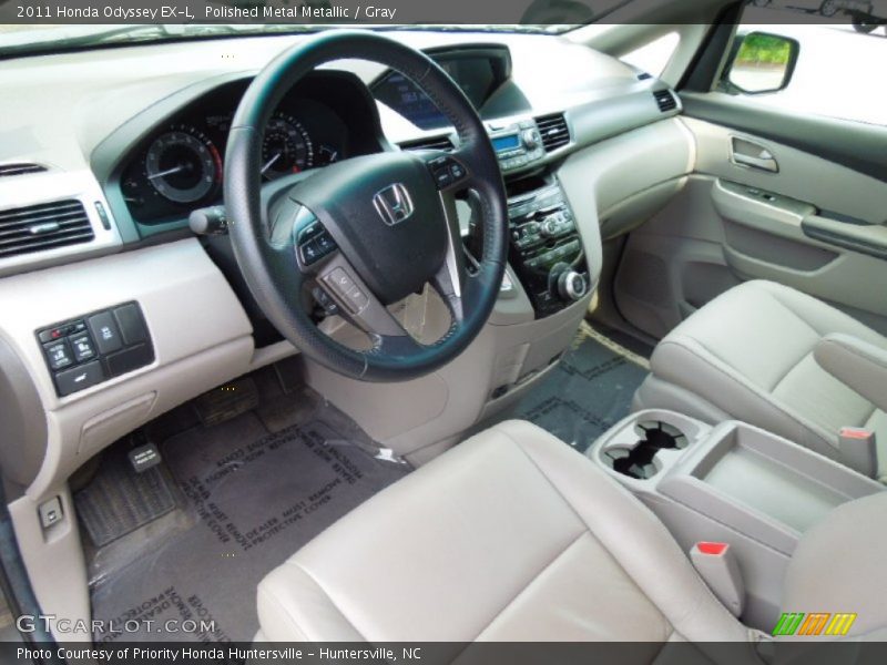 Polished Metal Metallic / Gray 2011 Honda Odyssey EX-L