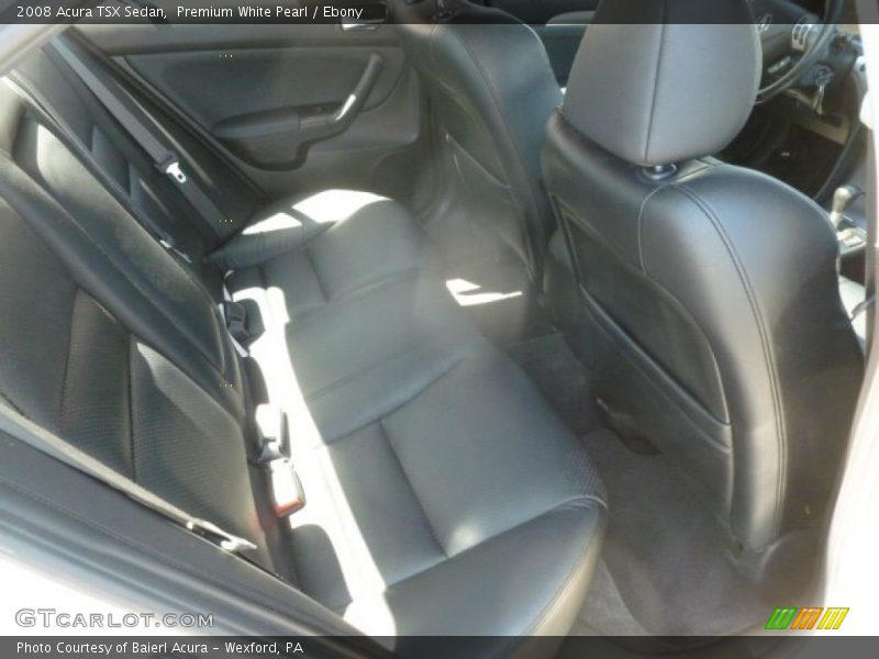 Premium White Pearl / Ebony 2008 Acura TSX Sedan