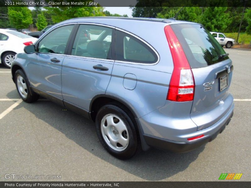 Glacier Blue Metallic / Gray 2011 Honda CR-V LX