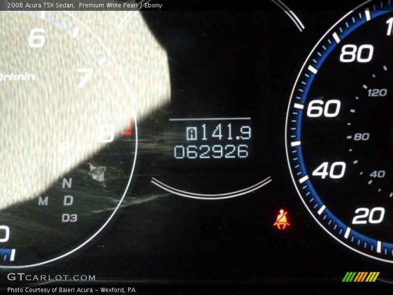 Premium White Pearl / Ebony 2008 Acura TSX Sedan