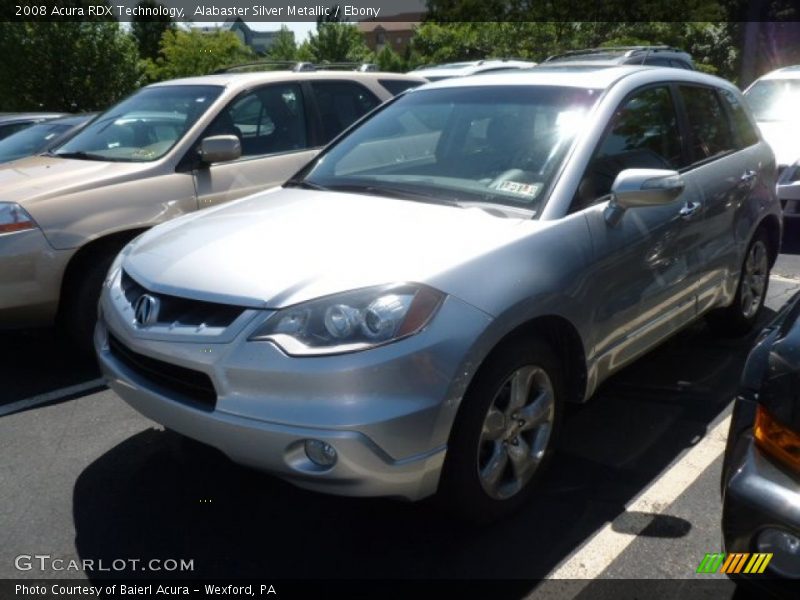 Alabaster Silver Metallic / Ebony 2008 Acura RDX Technology