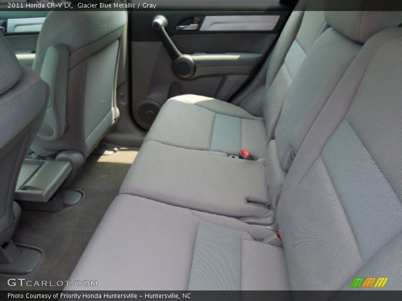 Glacier Blue Metallic / Gray 2011 Honda CR-V LX
