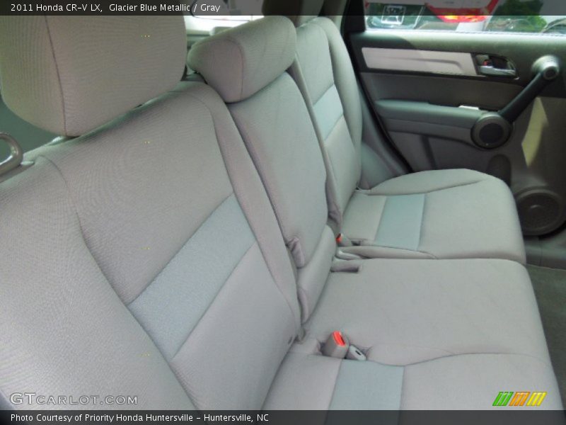 Glacier Blue Metallic / Gray 2011 Honda CR-V LX