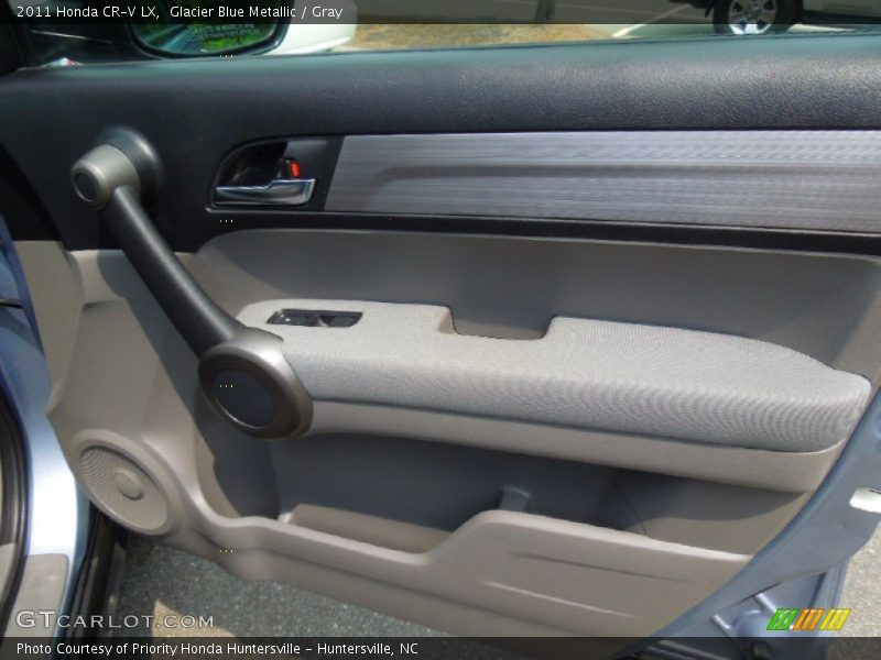 Glacier Blue Metallic / Gray 2011 Honda CR-V LX