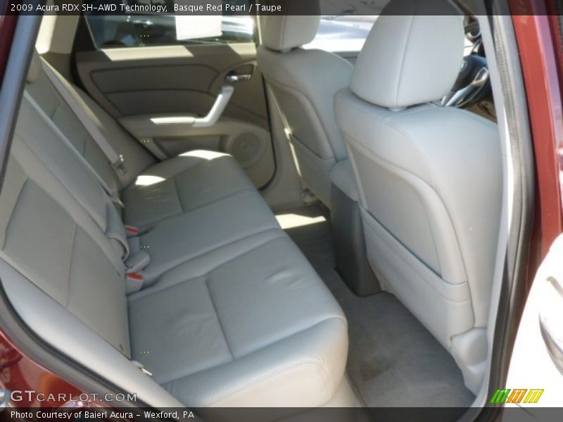 Basque Red Pearl / Taupe 2009 Acura RDX SH-AWD Technology