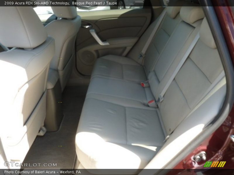Basque Red Pearl / Taupe 2009 Acura RDX SH-AWD Technology