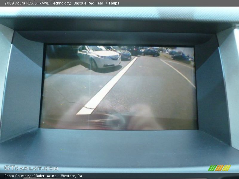 Basque Red Pearl / Taupe 2009 Acura RDX SH-AWD Technology
