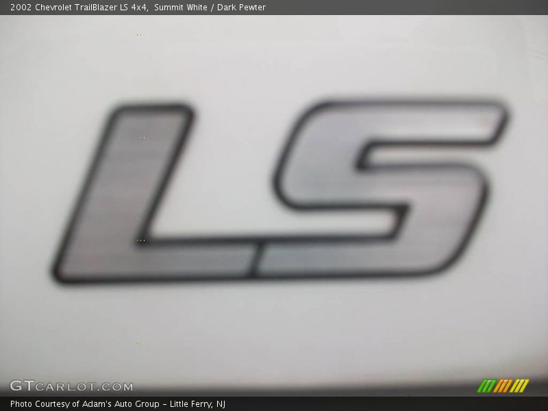 Summit White / Dark Pewter 2002 Chevrolet TrailBlazer LS 4x4