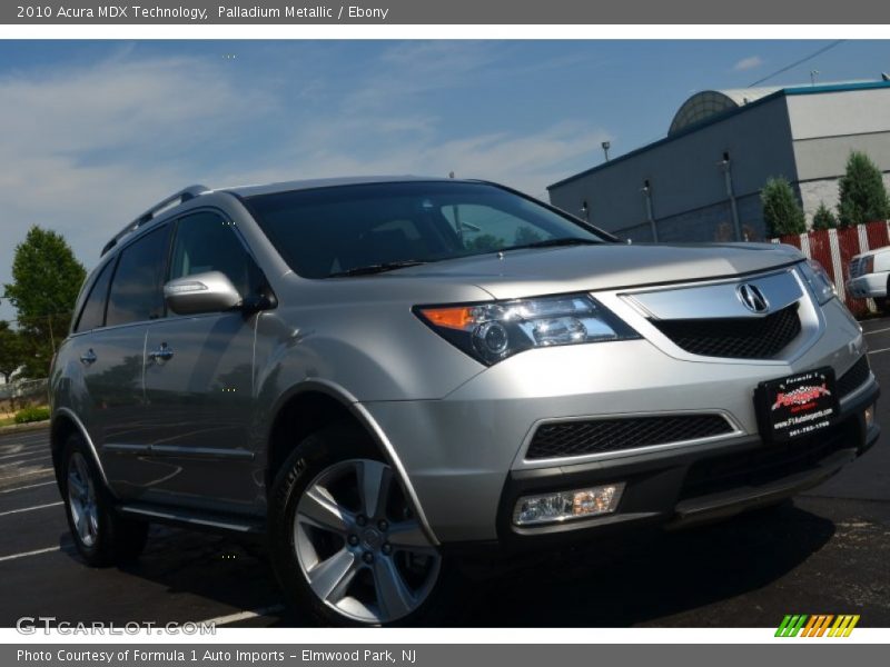 Palladium Metallic / Ebony 2010 Acura MDX Technology