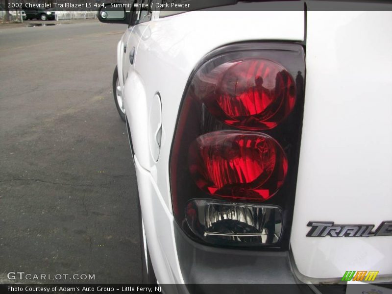 Summit White / Dark Pewter 2002 Chevrolet TrailBlazer LS 4x4