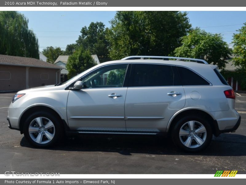Palladium Metallic / Ebony 2010 Acura MDX Technology