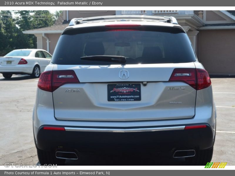 Palladium Metallic / Ebony 2010 Acura MDX Technology