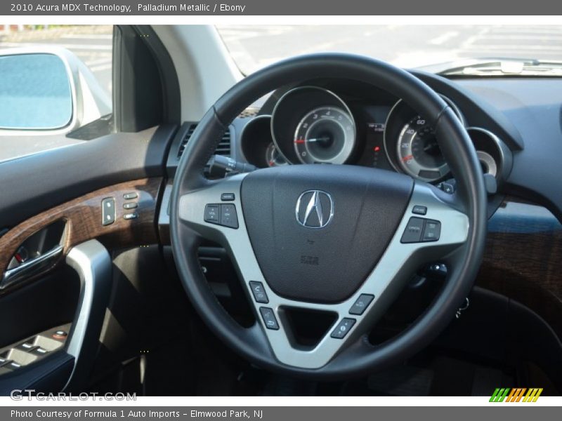 Palladium Metallic / Ebony 2010 Acura MDX Technology
