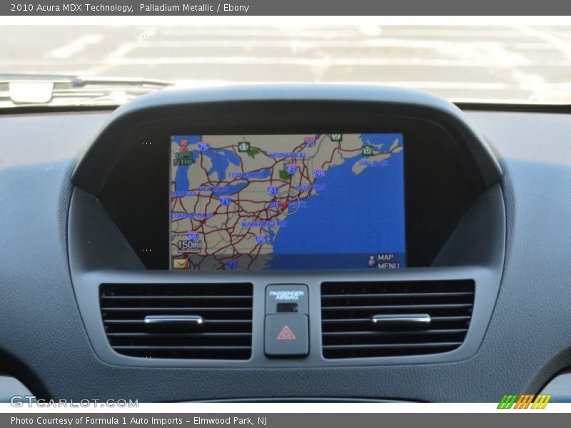 Palladium Metallic / Ebony 2010 Acura MDX Technology