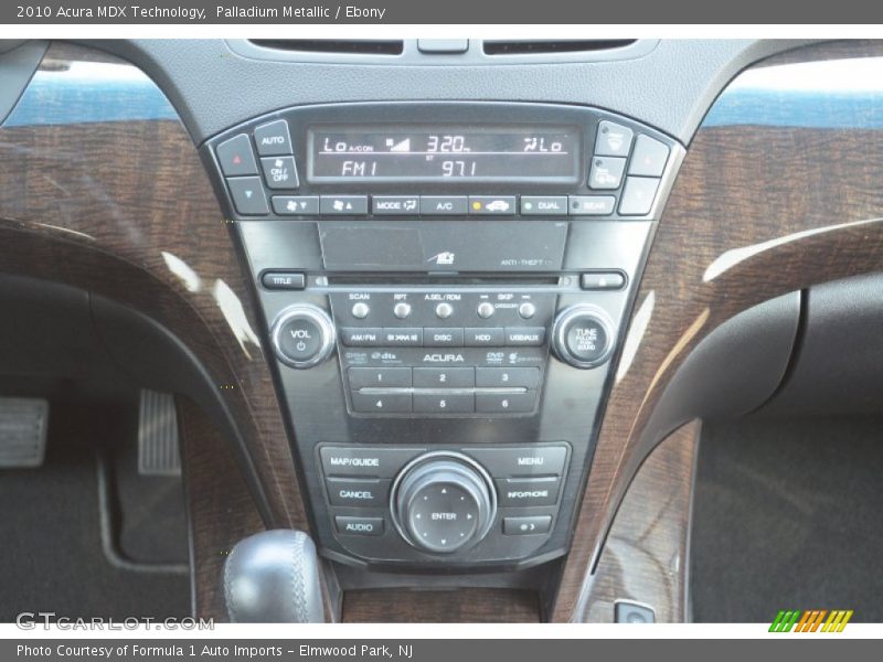 Palladium Metallic / Ebony 2010 Acura MDX Technology