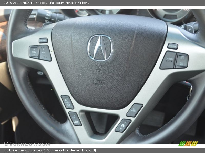 Palladium Metallic / Ebony 2010 Acura MDX Technology