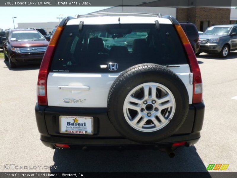 Taffeta White / Black 2003 Honda CR-V EX 4WD