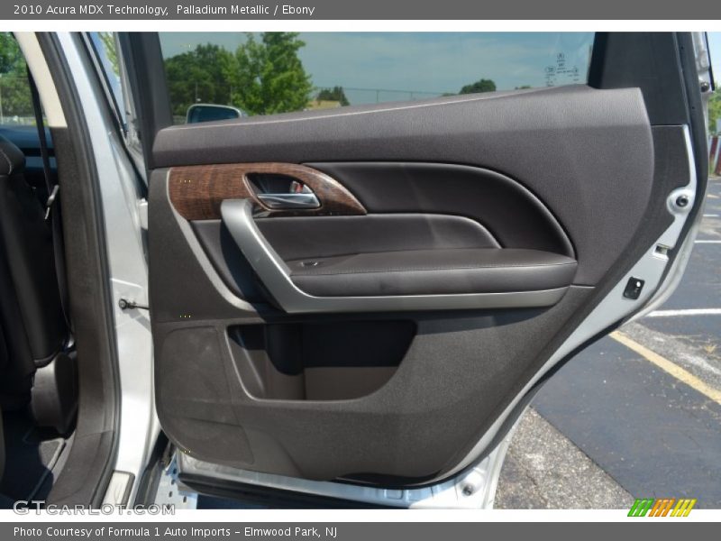 Palladium Metallic / Ebony 2010 Acura MDX Technology