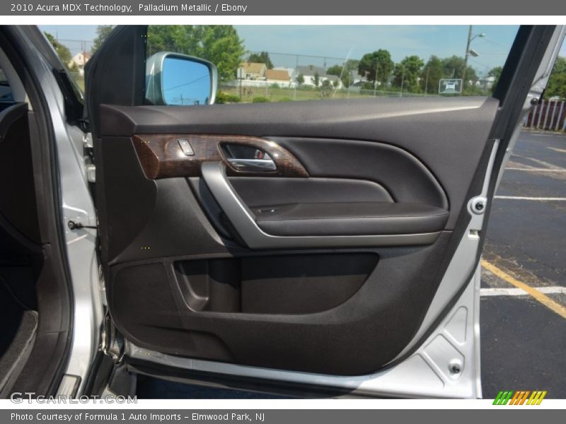 Palladium Metallic / Ebony 2010 Acura MDX Technology
