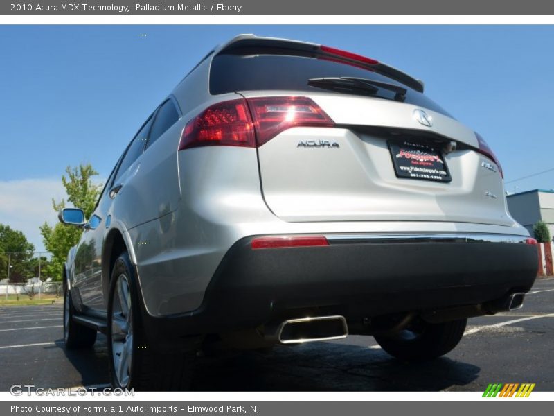 Palladium Metallic / Ebony 2010 Acura MDX Technology