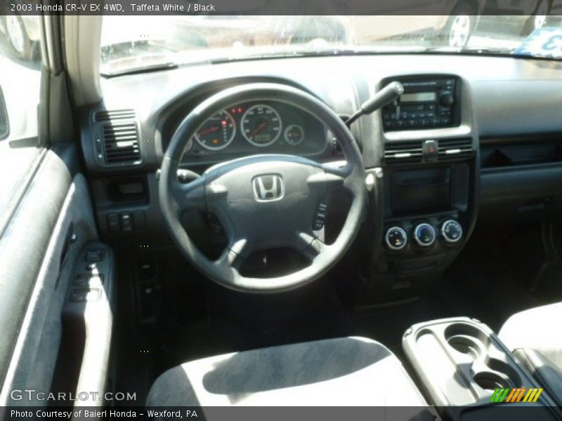 Taffeta White / Black 2003 Honda CR-V EX 4WD