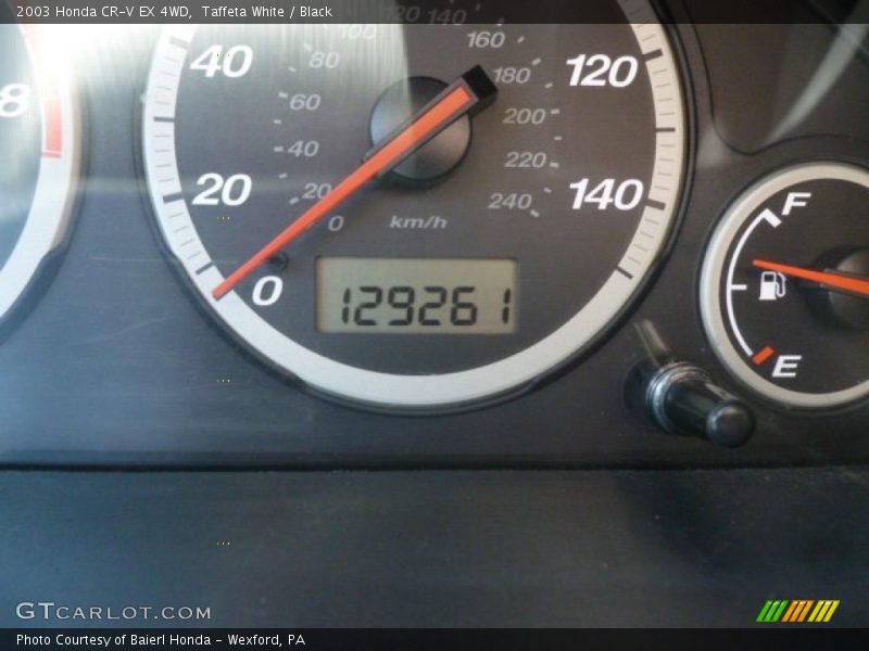 Taffeta White / Black 2003 Honda CR-V EX 4WD