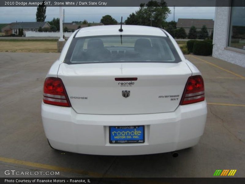 Stone White / Dark Slate Gray 2010 Dodge Avenger SXT