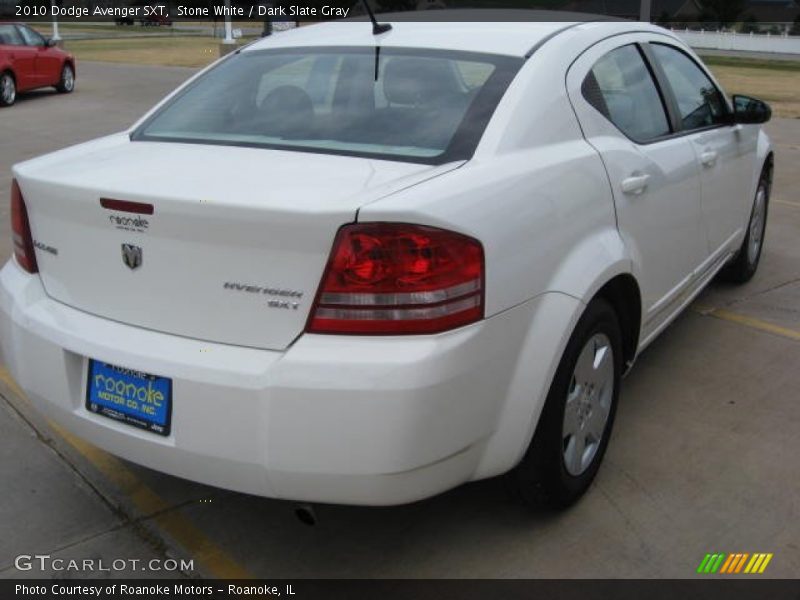 Stone White / Dark Slate Gray 2010 Dodge Avenger SXT