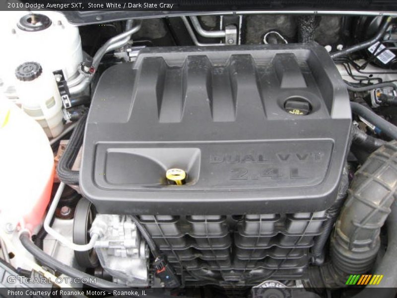 Stone White / Dark Slate Gray 2010 Dodge Avenger SXT